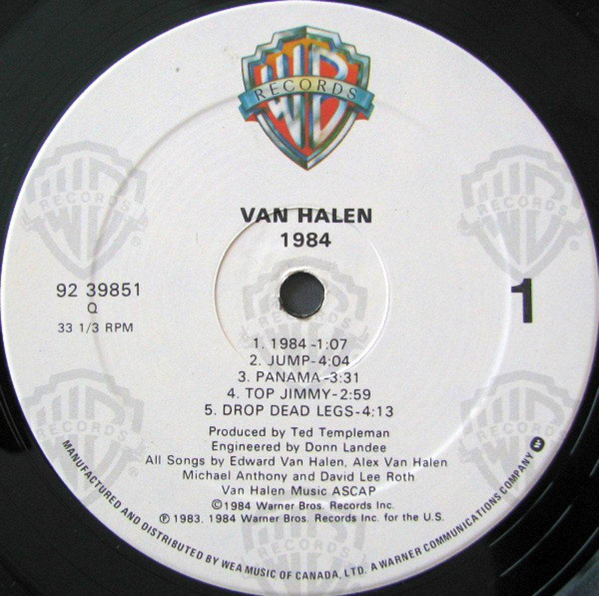 Van Halen – 1984 VinylPursuit.com