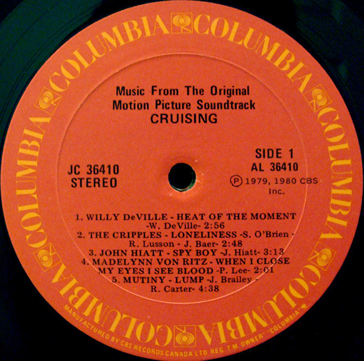 Cruising - 1980 Original Motion Picture Soundtrack