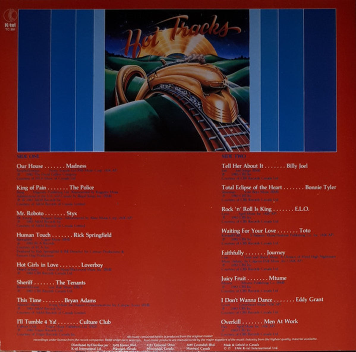 Various – Hot Tracks - 1984 Compilation