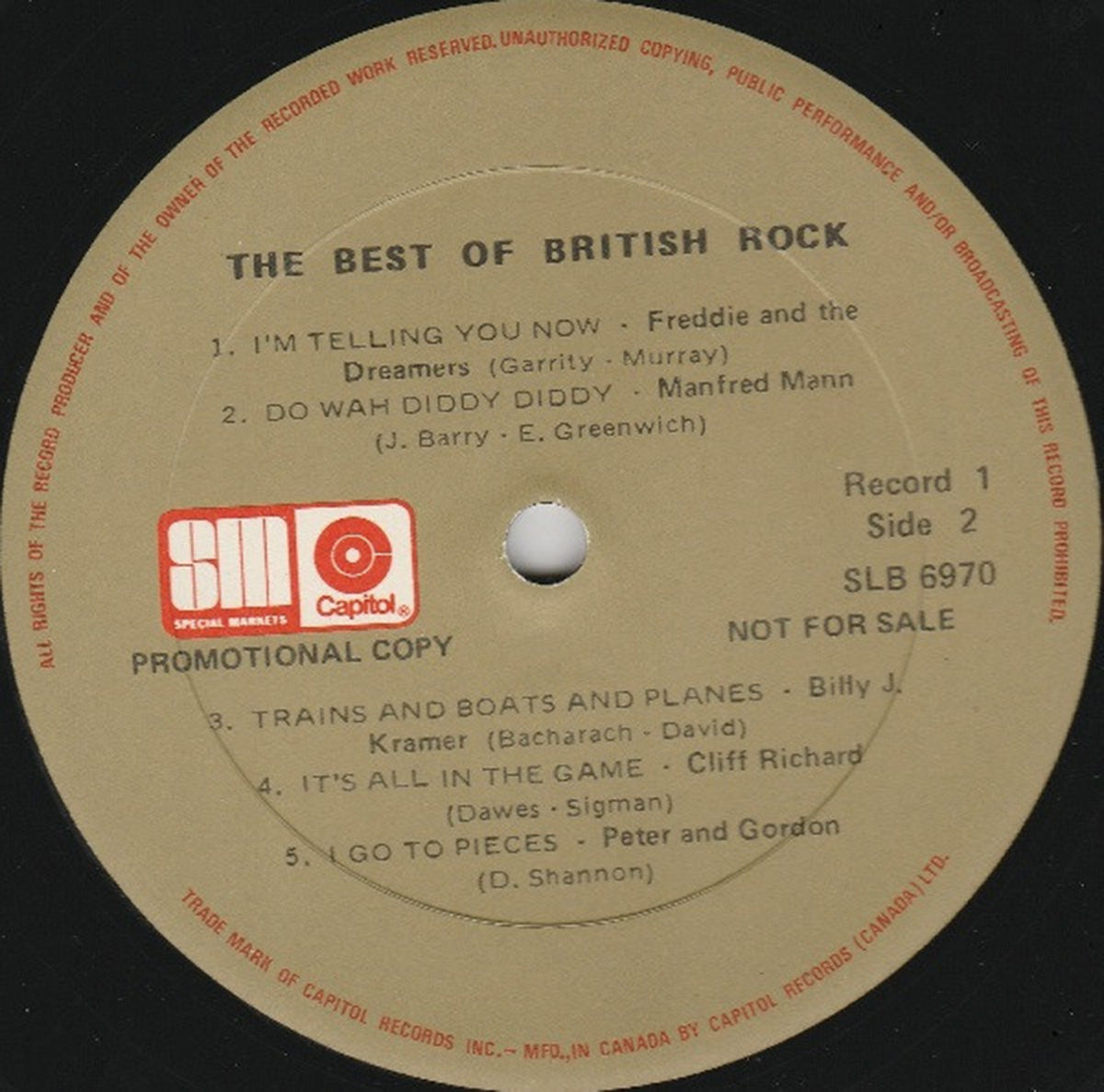 Various – The Best Of British Rock