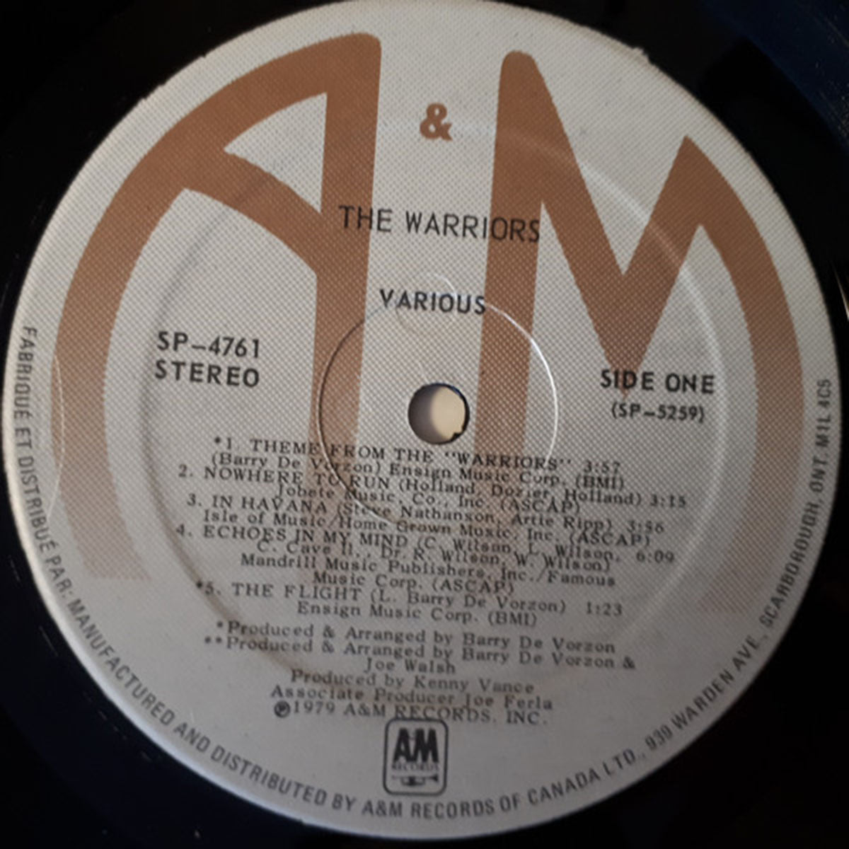 The Warriors - The Original Motion Picture Soundtrack