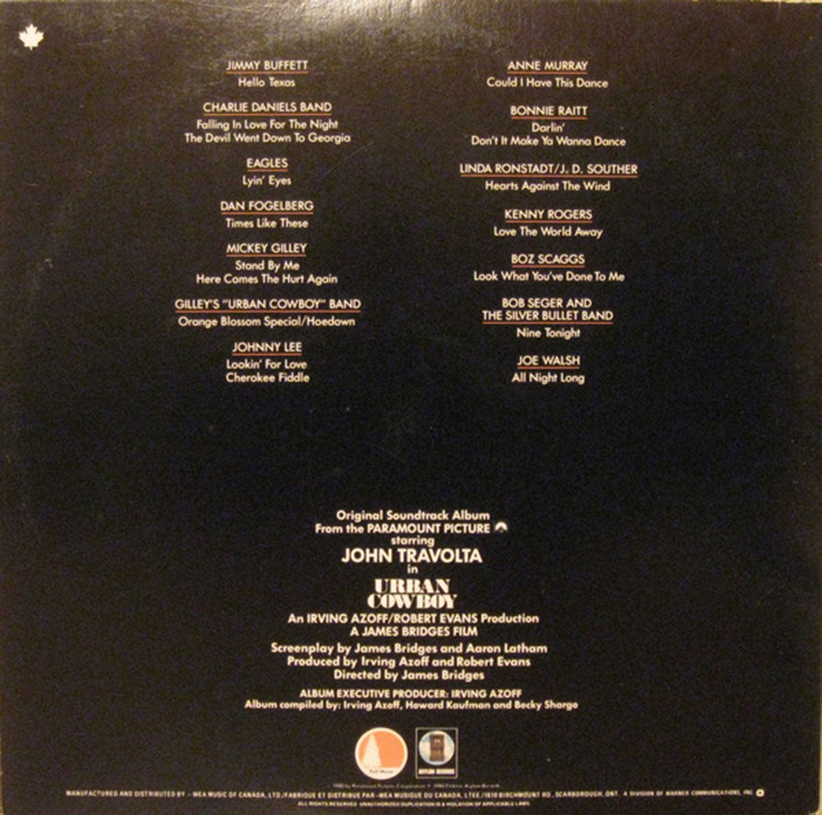 Urban Cowboy - Original Motion Picture Soundtrack VinylPursuit.com