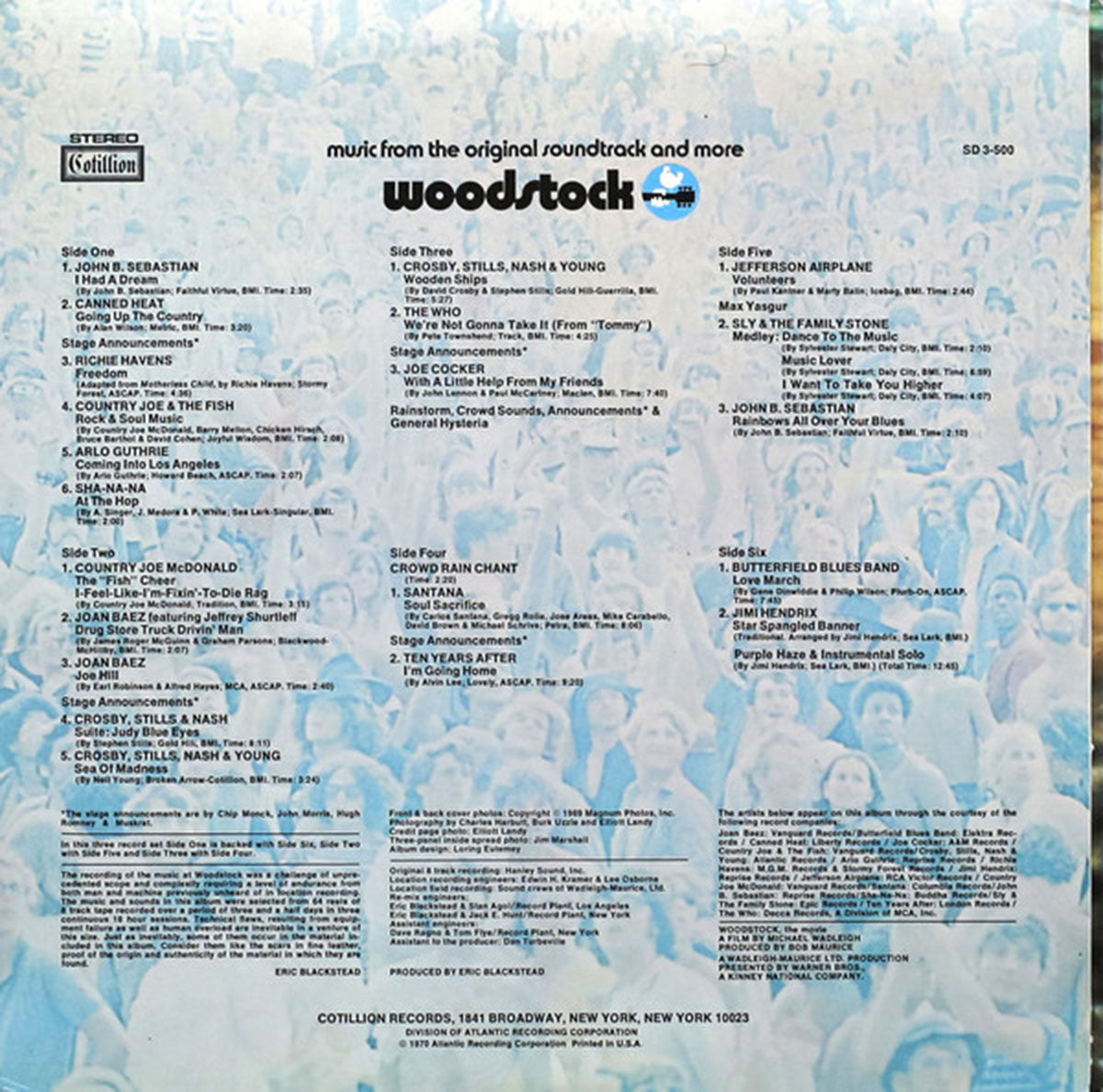 Woodstock - Original Soundtrack - US Pressing VinylPursuit.com