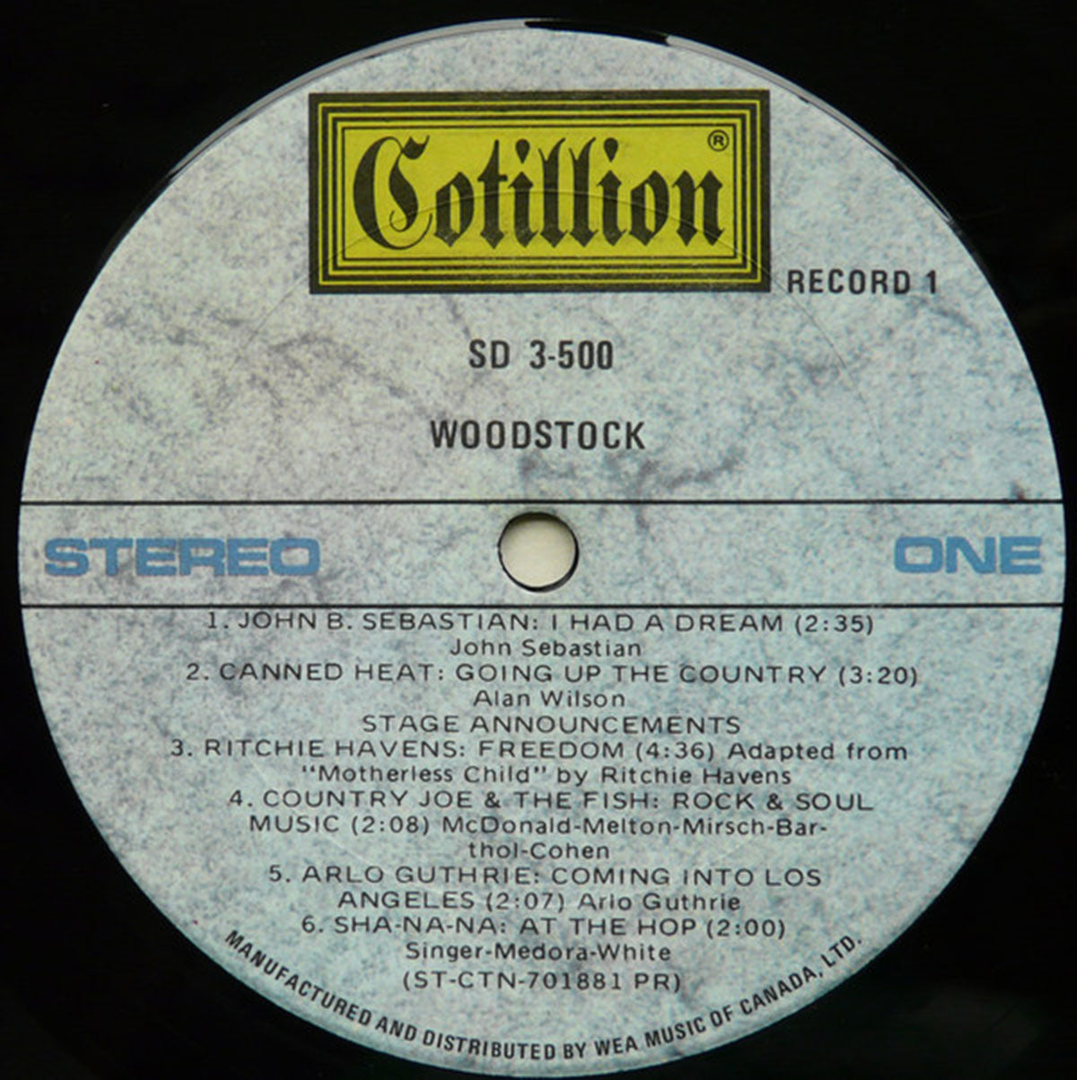 Woodstock - Music From The Original Soundtrack - Early Pressing!