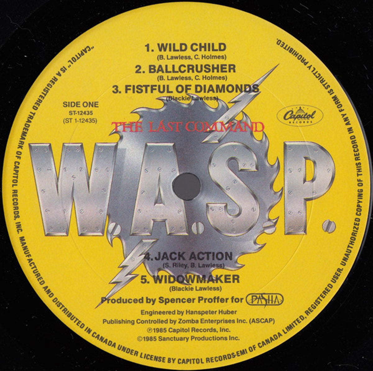 Wasp – The Last Command VinylPursuit.com