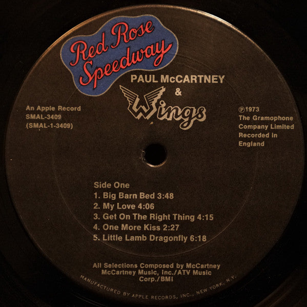 Wings – Red Rose Speedway - 1973 Original with Booklet