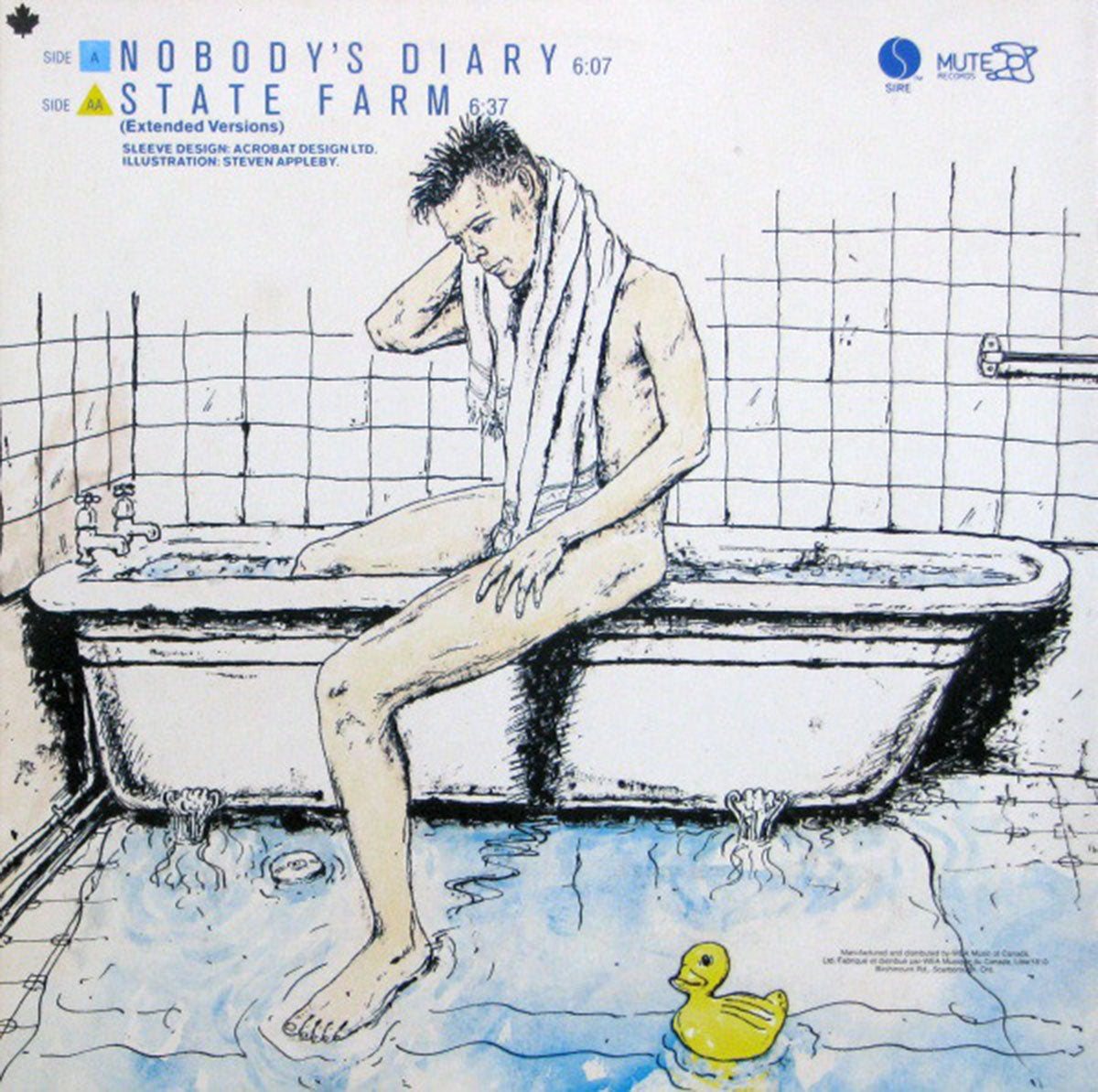 Yaz – Nobody's Diary / State Farm - 1983 Pressing