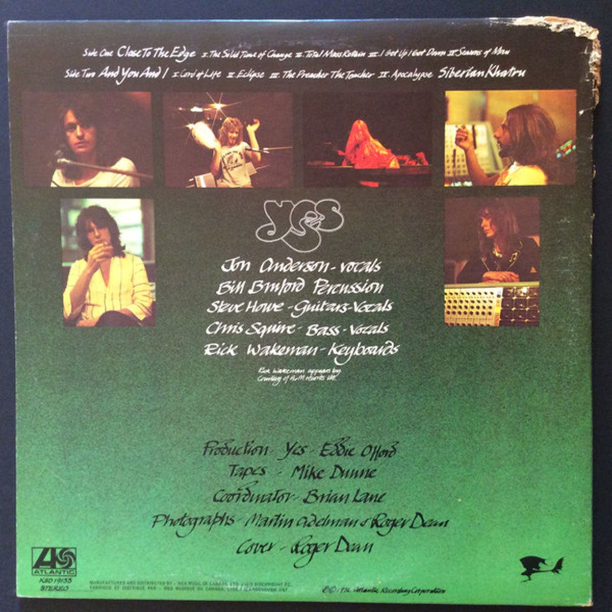 Yes – Close To The Edge VinylPursuit.com