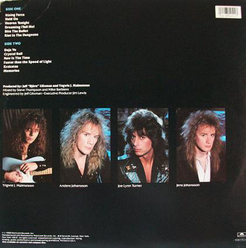 Yngwie J. Malmsteen's Rising Force – Odyssey - US Pressing VinylPursuit.com
