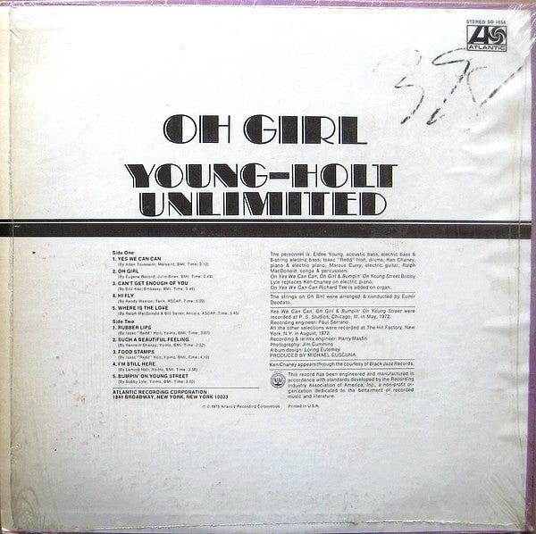 Young-Holt Unlimited – Oh Girl - 1973 US Pressing