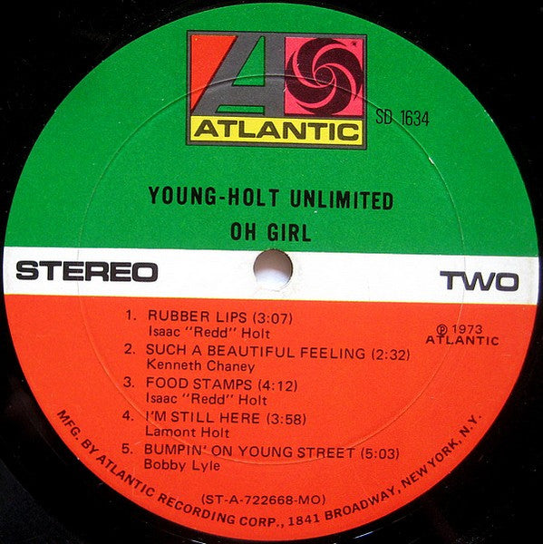 Young-Holt Unlimited – Oh Girl - 1973 US Pressing VinylPursuit.com