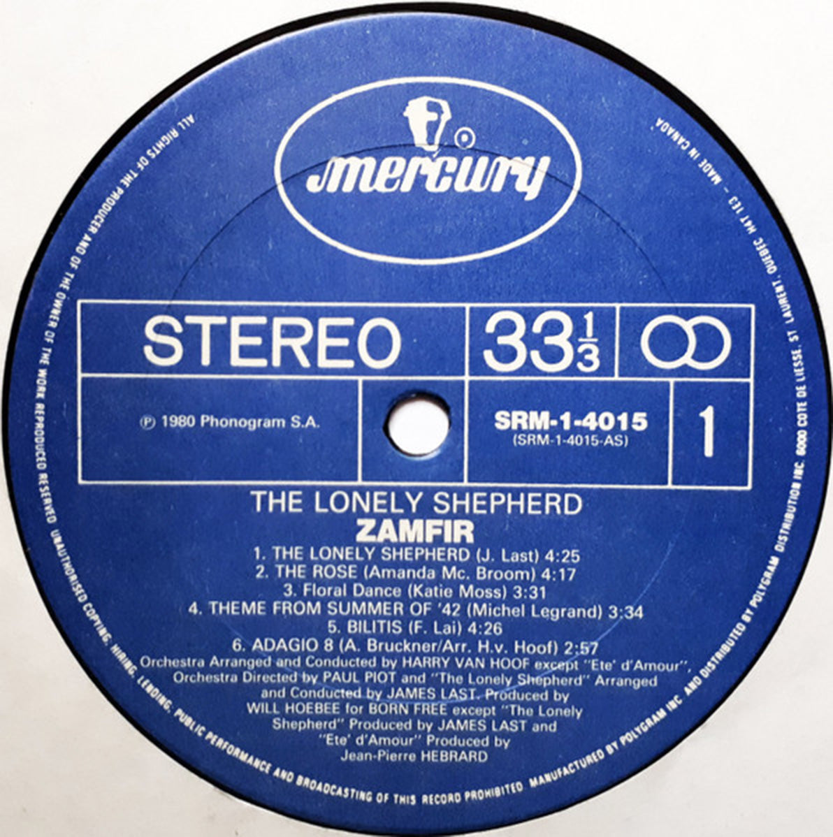 Zamfir – The Lonely Shepherd - 1980 in Shrinkwrap!