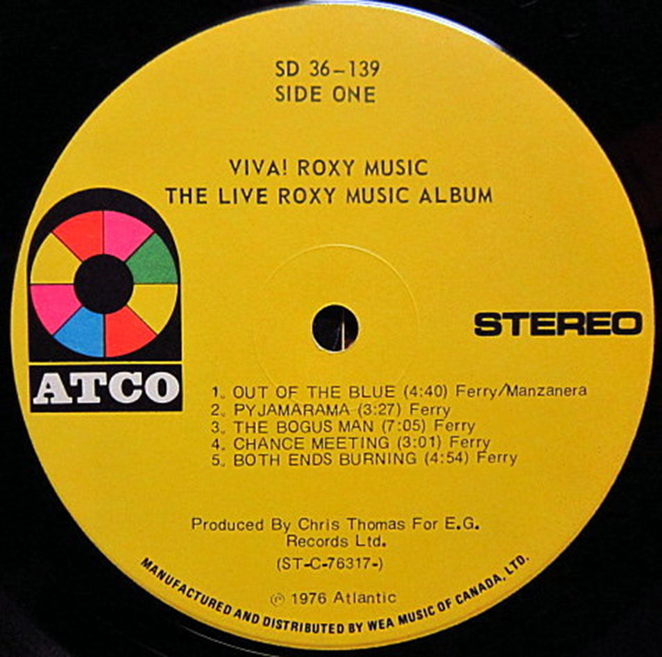 Roxy Music – Viva ! The Live Roxy Music Album