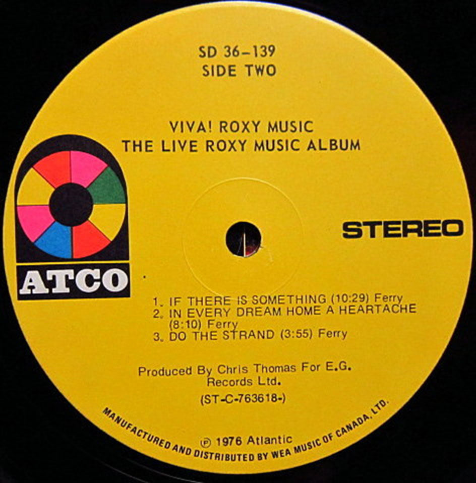 Roxy Music – Viva ! The Live Roxy Music Album