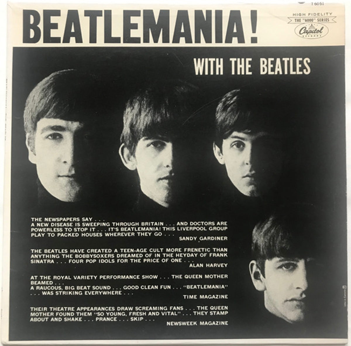 The Beatles – Beatlemania! With The Beatles - 1963 Mono 6000 Series, Rare!