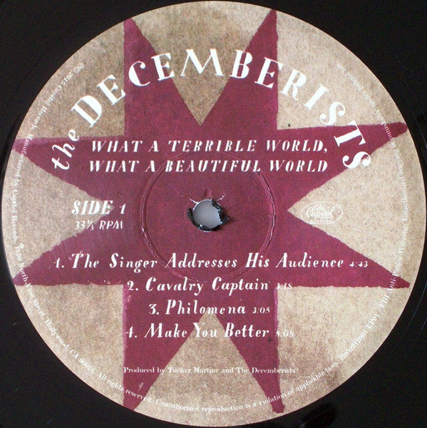 The Decemberists – What A Terrible World, What A Beautiful World - US Pressing