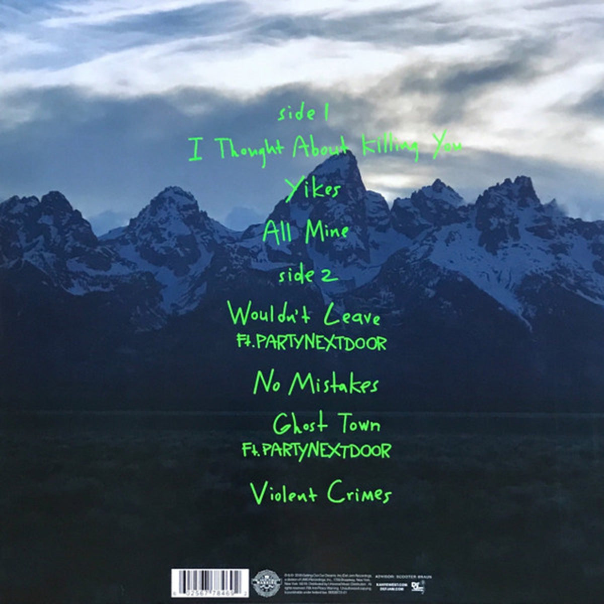 Kanye West – Ye - US Pressing