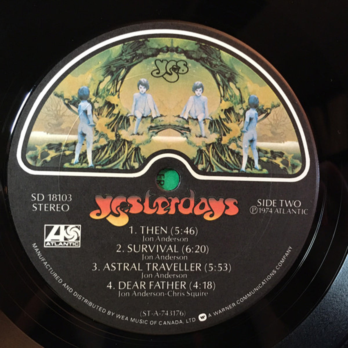 Yes - Yesterdays - 1975 VinylPursuit.com