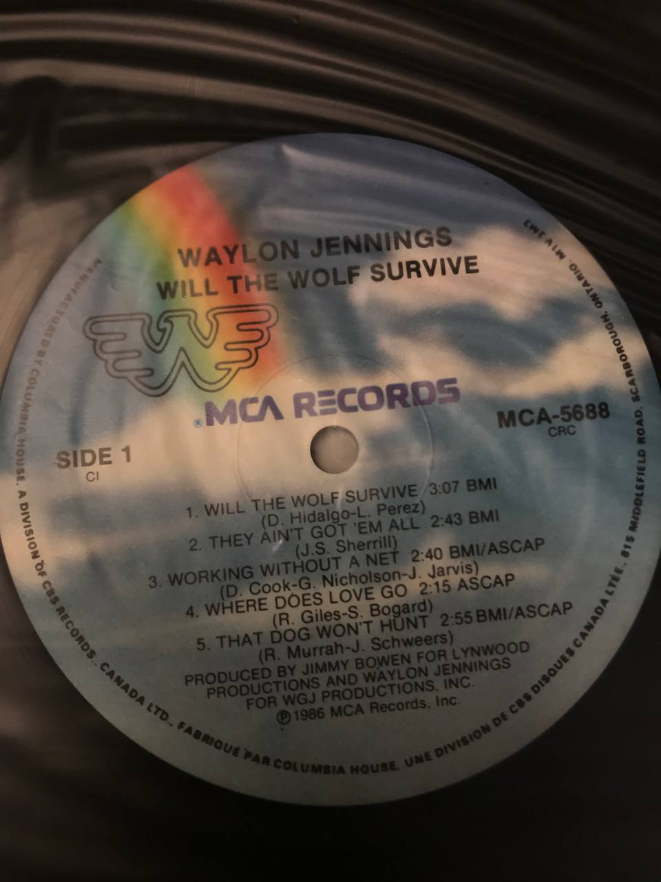 Waylon Jennings – Will The Wolf Survive - 1986 VinylPursuit.com